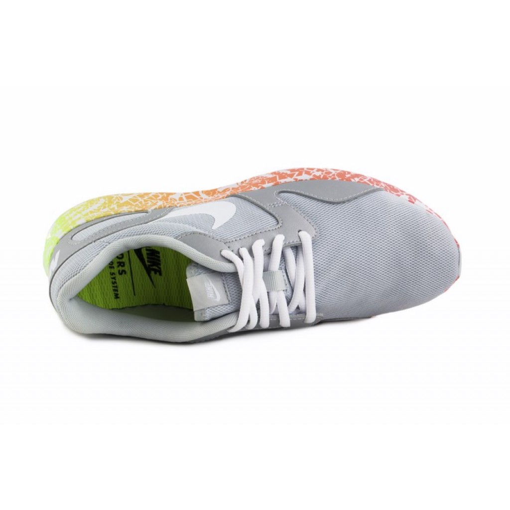 Deportiva gris claro con símbolo blanco Nike KaishiPrint
